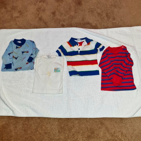 5/$20. Four baby boys shirts - Picture 1 of 4